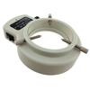 Microscope Ring Light Source 144 LED Brightness Adjustable Illuminator Lamp Bulb