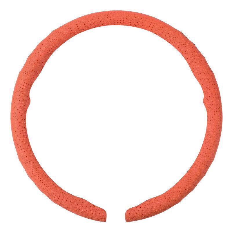 Car Steering Wheel Cover, High-End Nappa Leather, New Model, Anti-Slip, Breathable, Ultra-Thin, Universal for All Seasons