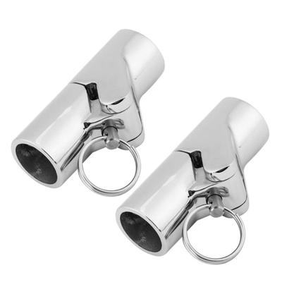 Corrimão Dobrável de Aço Inoxidável Conector de Acoplamento Rotativo para Toldo Iate Suportes de Sombreamento Solar Ferragens para Construção de Barcos