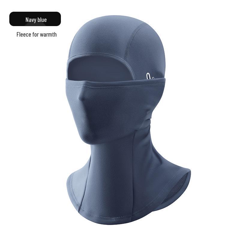 

Вітрозахисна флісова маска для обличчя для їзди на велосипеді та катання на лижах на відкритому повітрі - Теплий бафф для шиї та підшоломник One Size
