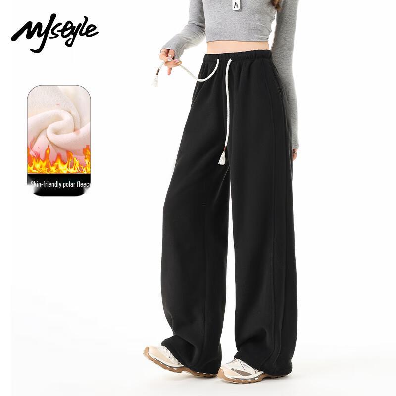 

Женские флисовые брюки широкого кроя MJ STYLE XL