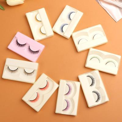 Multicolor Simulation False Lash Doll Eyelashes Diy Accessories Length 0.8Cm Dolls Modification Decoration Suitable For 1/3 1/4