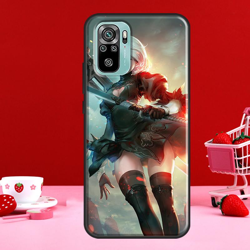 Nier Automata Lunar Tear Art For Redmi Note 11 Pro Case For Redmi Note 10 Pro Note 9 Pro Note 8 Pro 9S 10S 11S 9A 9C 9T