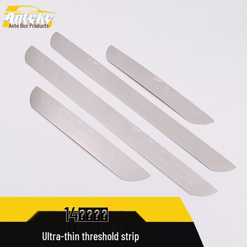 

Durable Sill Strips for 14 Corolla Models: Welcome Pedals for Interior & Exterior Upgrades