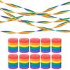 10Rolls DIY Decoration Crepe Tissue Paper Roll Colorful Crepe Paper Streamers  Gift Wrapping