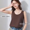 Loose and thin sling vest, women's cold silk cool feeling without chest pad, outer wear, summer thin bottom large size top