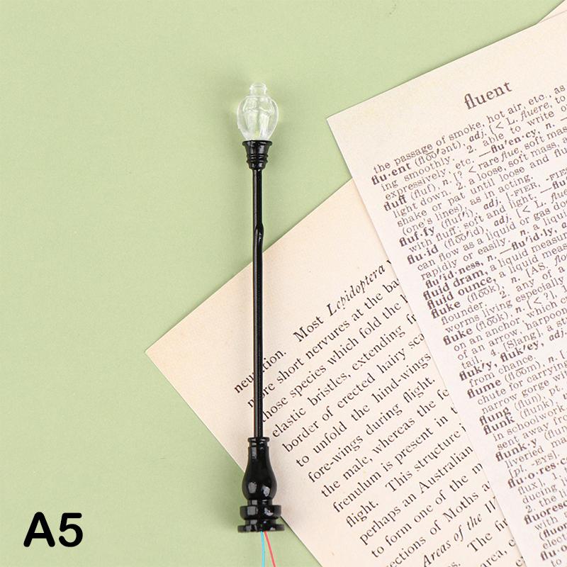 1:87 Scale Model Mini Lamps 3V Led White Light Street Lights For Micro Scene