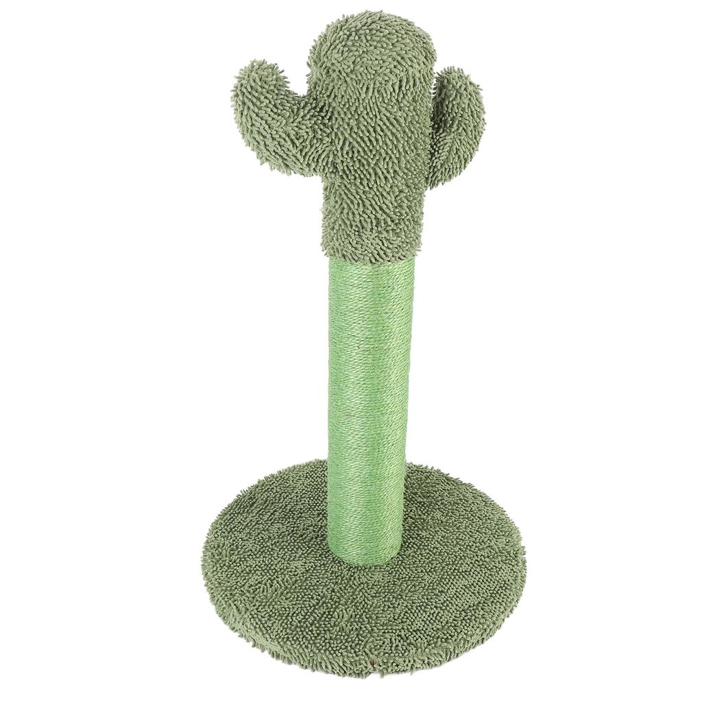 Cactus Cat Scratching Post Stable Multifunction Wearproof Sisal Cat Scratcher Tree for Indoor Cats K