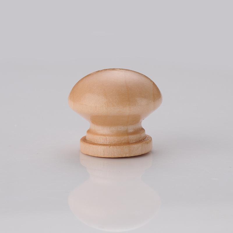 Beech Wood Mushroom Handle for Drawer or Wardrobe