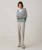 Siyajyu Sitp5274 V-Neck Batwing Comfort T-Shirt_Melange Gray