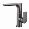 360° Swivel Bathroom Faucet Stainless Steel  Basin Faucets Hot and Cold Mixer Tap Gun Gray/Silver Bathroom Countertop Faucet