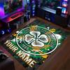 Crystal Velvet Rug Celtic FC Print Custom Name Text Floor Mat Home Decor