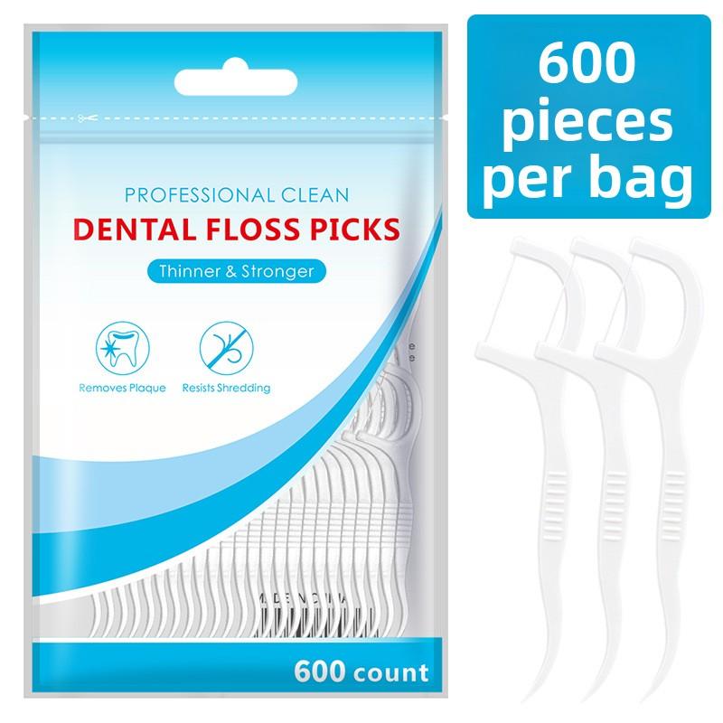 High-Tensile Plastic Floss Sticks 50-80 Count Oral Hygiene Toothpick Pack