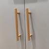 Maniglie e Pomelli Combinati in Legno Massello Stile Nordico Maniglie per Mobili Porte Cassetti Armadietti da Cucina Maniglie per Mobili in Legno