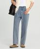 CREEDMENS Clean Semi-Wide Half-Banding Denim Pants (Light Blue)