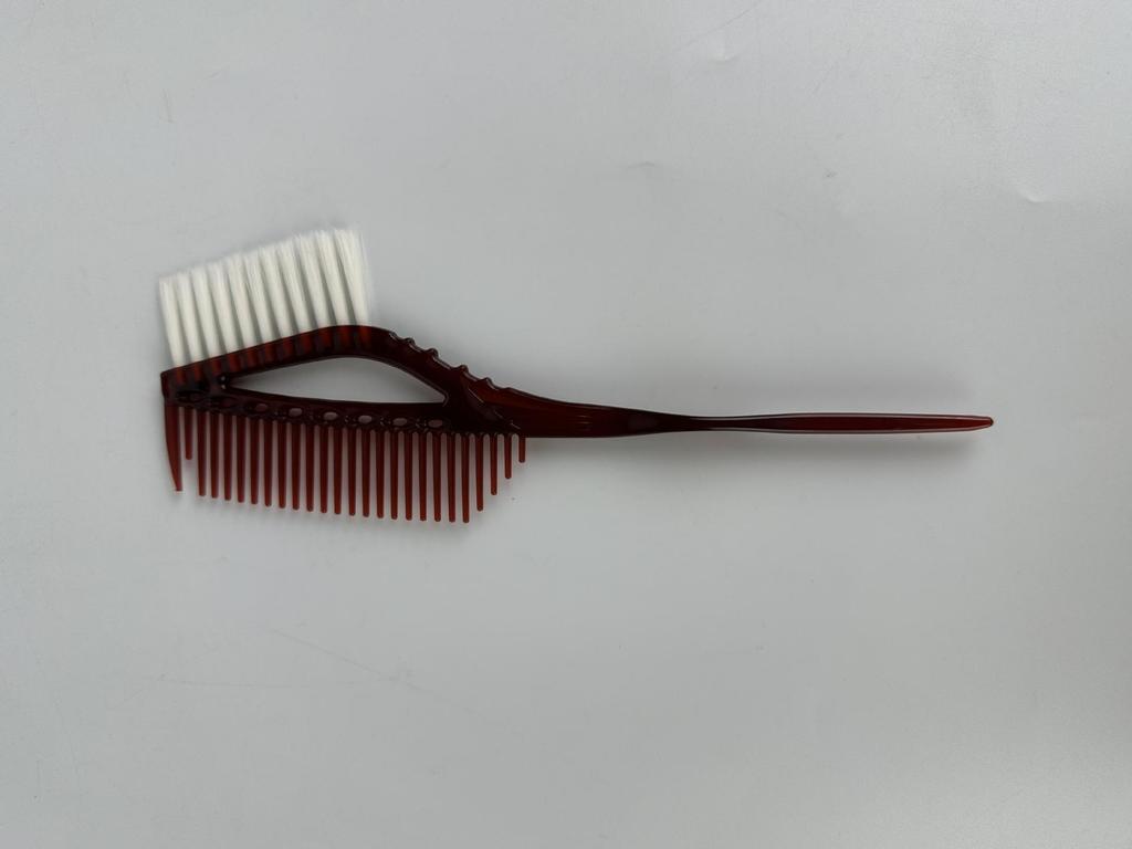 Double-Sided Hair Dyeing & Oiling Brush Comb - Soft Bristles Styling Tool