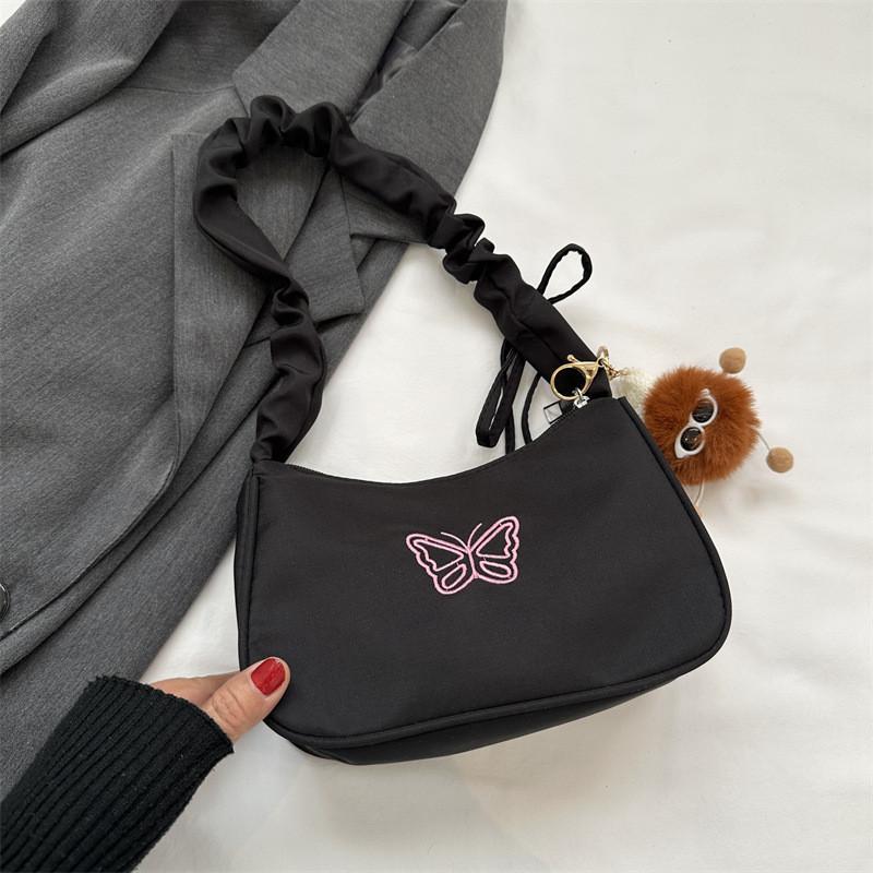 2023 New Simple Casual Handbag Street Fashion Oxford Cloth Shoulder Bag