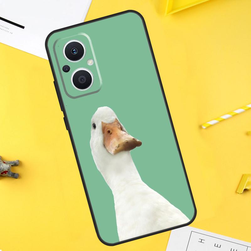 Süße Cartoon-Ente für OPPO Reno 14 13 12 11 10 Pro 8T 11F 12F 13F 14F 7 8 Lite OPPO Find X9 X8 X6 X5 Pro Hülle