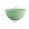 TK Exclusive Wheat Straw Bowl: 15cm Macaron Color, Vertical Stripe Design, Customizable with Logo