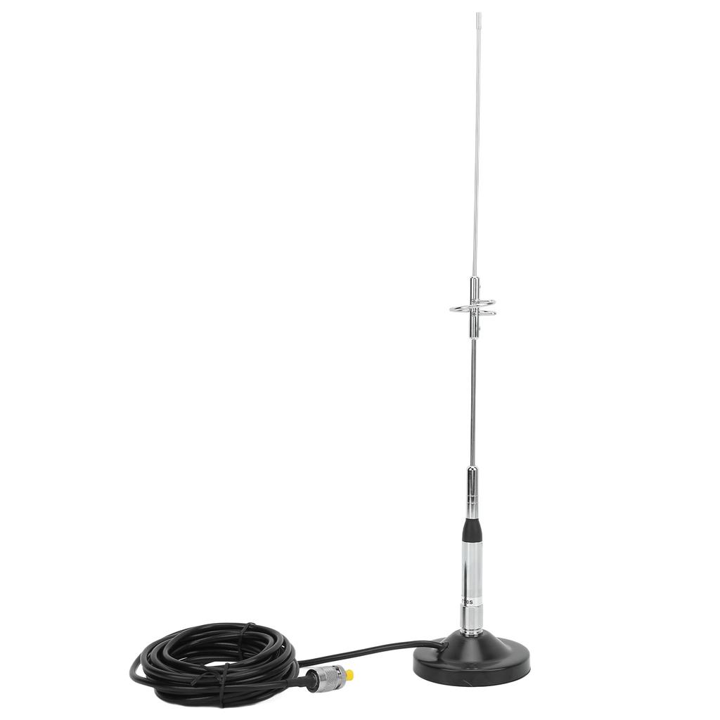 Antena samochodowa VHF UHF Sucker z 5-metrowym kablem SMA żeński zestaw adapterów Wodoodporny Plug and Play