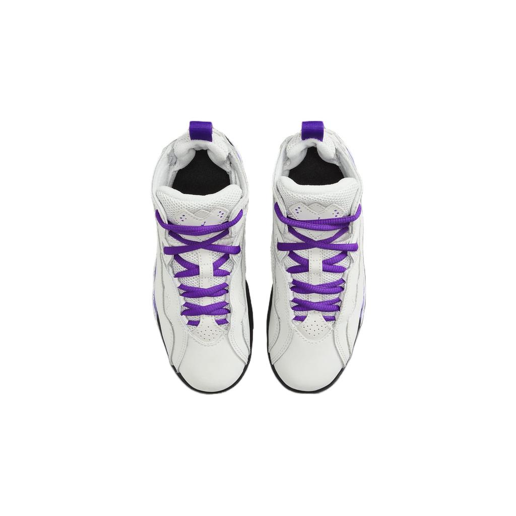 New Jordan True Flight Grey Purple Venom PS 343796-052