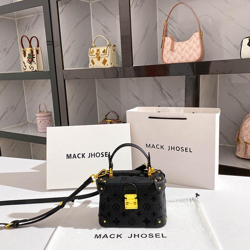 Kleines Nischen-Design, Hochwertige Stickerei-Box-Tasche, Vielseitige Box, Umhängetasche