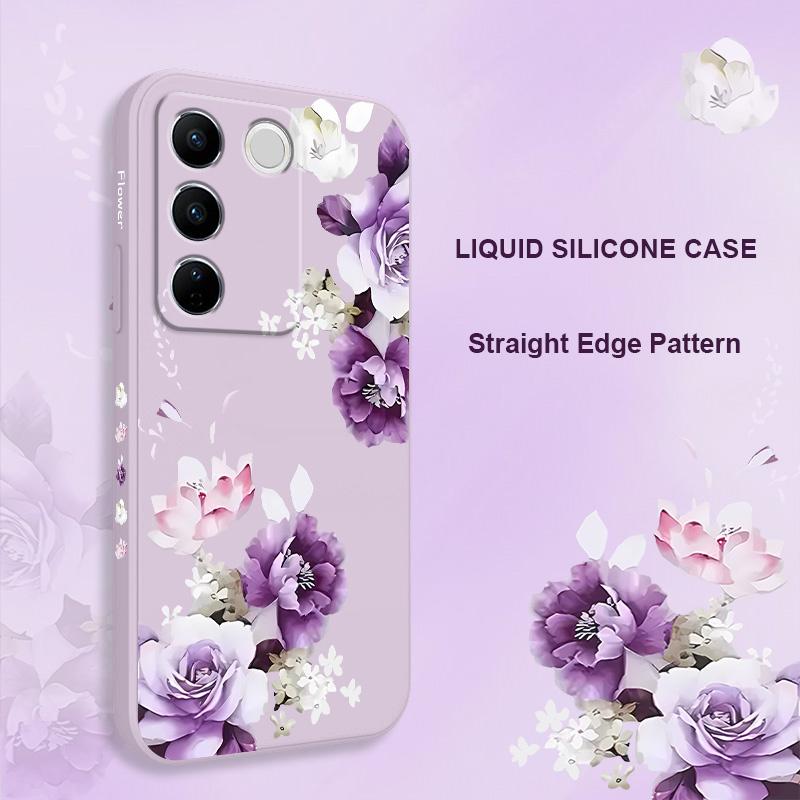 Schöne Pfingstrosen Handyhülle Für VIVO V40 V30 V29 V29E V27 V27E V25 V25E V23 V23E V21 V20 Y20 Y12 Y21 Y22 Y50 Y35 Y76 Y36 Pro 4G 5