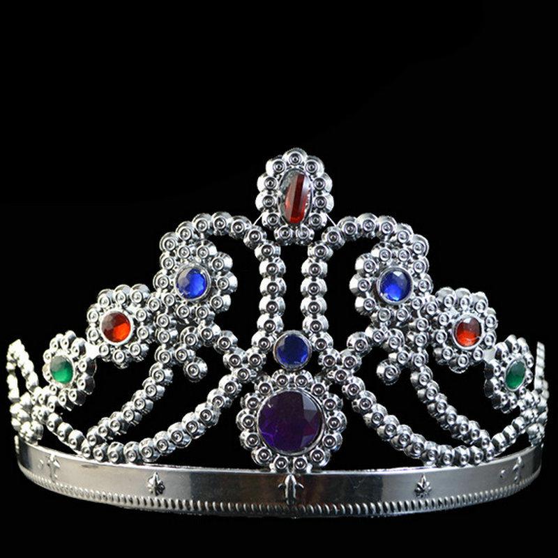Halloween Phoenix Princess Crown Headband - Nine-Diamond King Crown Party Hair Accessory. One Size