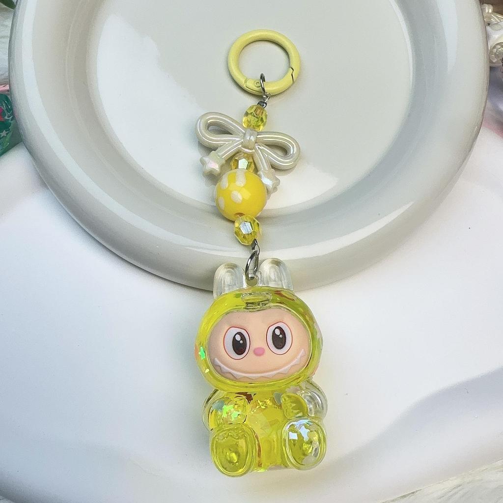 Bunter niedlicher Figuren-Schlüsselanhänger - Leichtes Kunststoff-Hängeaccessoire für Kinder und Sammler