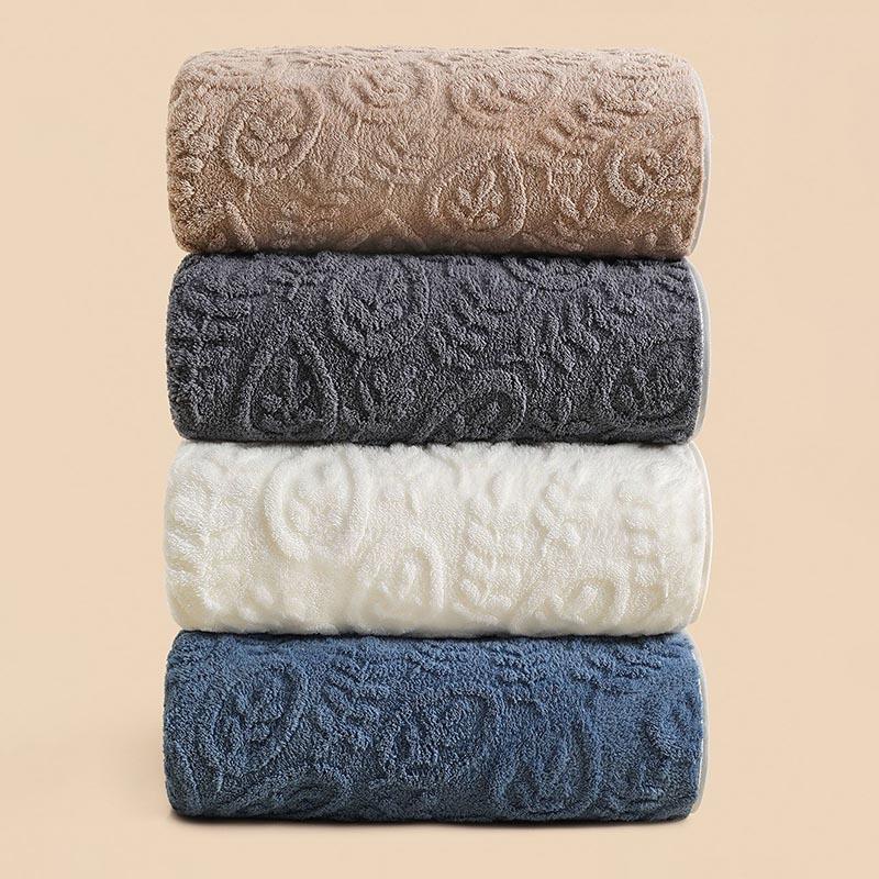 1/2PCS Bath Towel Cotton Extra Large Long Thick Quick Drying Towel Absorbent Soft Plush Towel Bathroom Towel Wrap Set