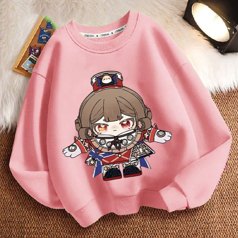 Children's Fashion Egg Boy Party Law Enforcement Judge Round-neck Hoodie Spring and Autumn Boys' and Girls' Long-sleeved Loose Coat