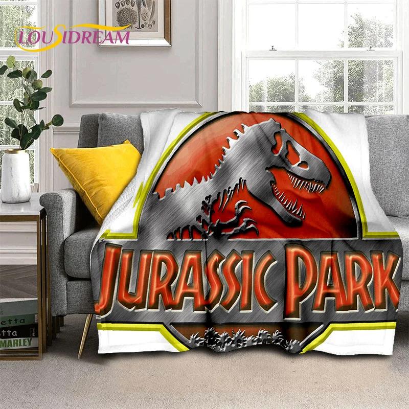 3D Cartoon Jurassic Park Dinosaur Dino Soft Flannel Blanket for Beds Bedroom Sofa Picnic,Throw Blanket for Outdoors Leisure Gift