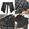 Retro Skirt Armors with Adjustable Belt Double Sides Waist Armors Medieval PU Leather Thigh Armors