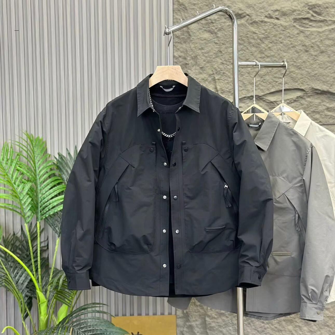 Autumn 2025 Men s Versatile Casual Workwear Jacket with Lapel M