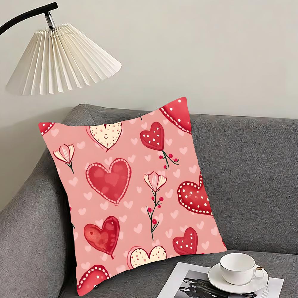 Love INS Cushion Cover Pillowcase Ultra Soft Skin Friendly Fabric Cloud Like Comfort  Concealed Zipper