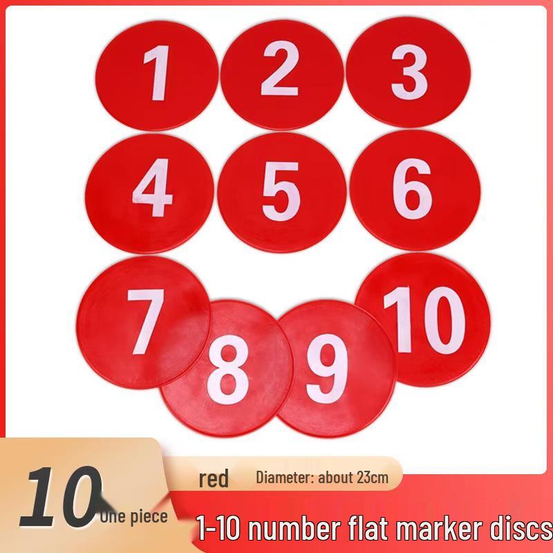 Number Logo Sensory Integration Training Disc Mat for Basketball & Football