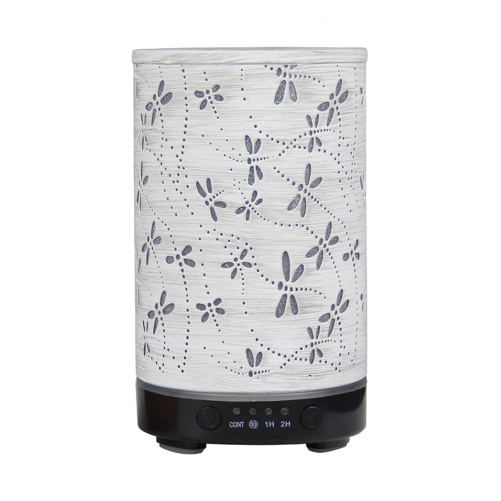 Timing Function Essential Oil Diffuser 100ml Scent Diffuser Hollow Dragonfly Bee Ultrasonic Air Humidifier Iron Aroma Diffuser