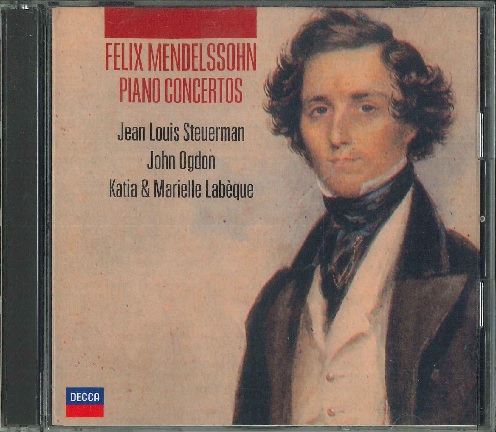 

CD JEAN LOUIS STOIAMAN JOHN OGDON LA Mendelssohn Piano CONCERTOS UCCD40223 DECCA 2008 Japan Classical Used