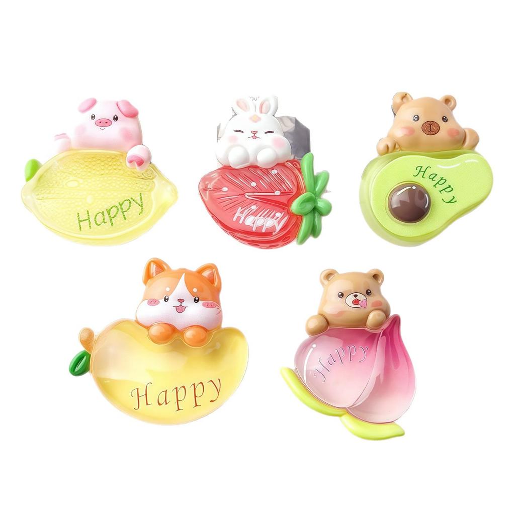 DIY Luminous Resin Ornaments: Cartoon Fruits, Animals, Cream Glue for Hair Clips, Phone Cases, Shoes
