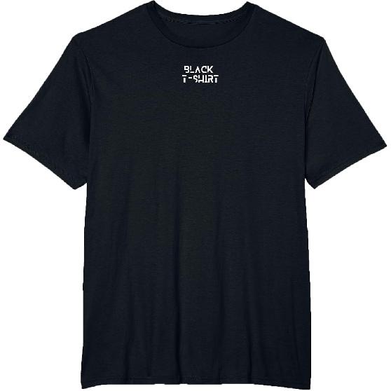 Simple Minimalist Black T-Shirt