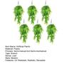 1/2/3/4/6Pcs Hanging Artificial Fern Plants UV Resistant Realistic Faux Greenery Indoor Outdoor Garden Yard Plastic Plants Fake Fern Leaves Decoration