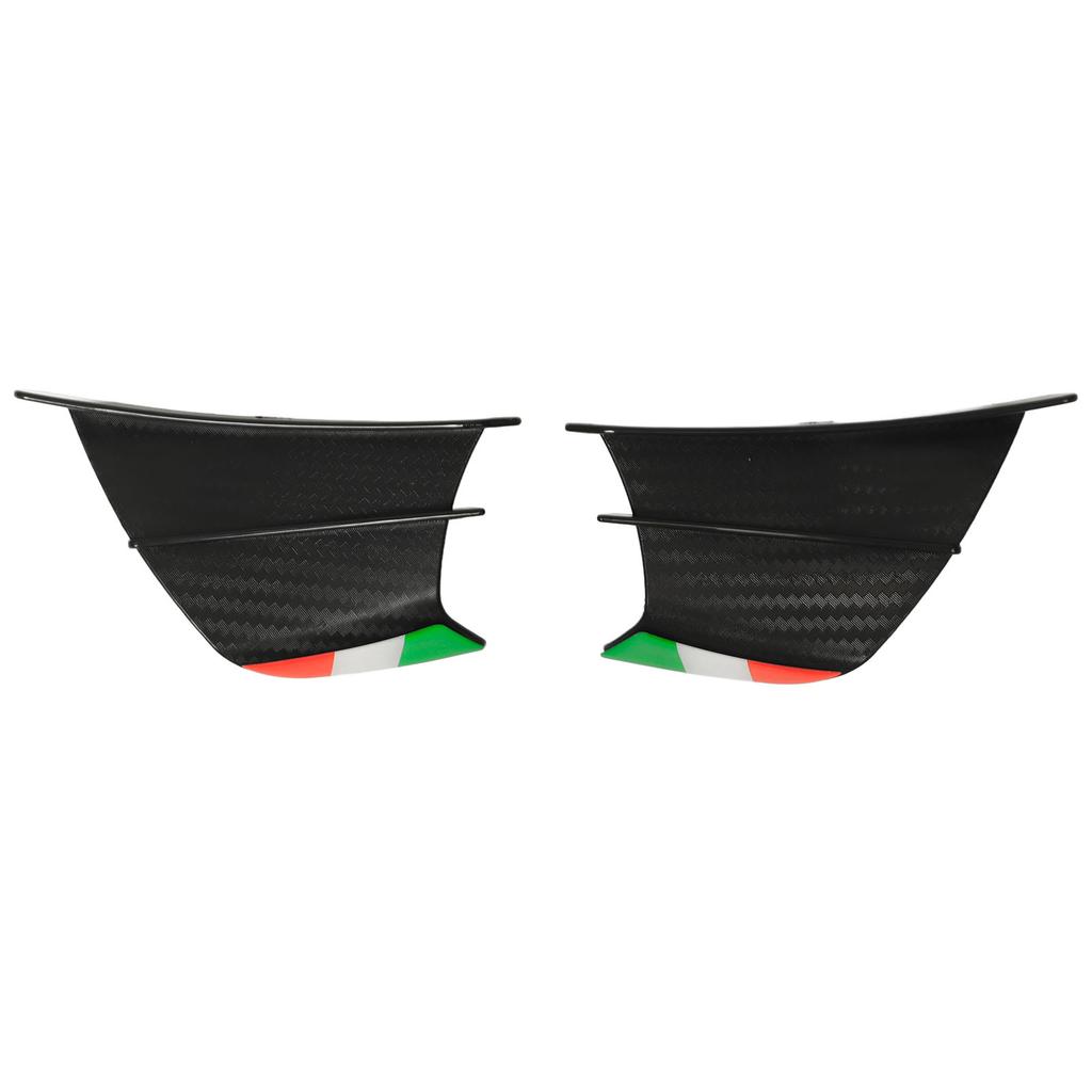 2PCs Motorcycle Wing Side Spoiler Fairings Winglets Fit for NINJA 400 250 Z900 Z1000 Matte Carbon