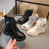 Girls' Boots Autumn New Boots for Children Stylish Girl Shoe Trendy Girls' Fashion Girls' Short Boot Versatile Boy Shoes Botas