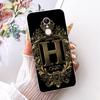 For Redmi 5 Case Cover Transparent Luxury Crown A-Z Letters 2D Flat Pattern Soft Casing For Redmi MDG1 MDI1