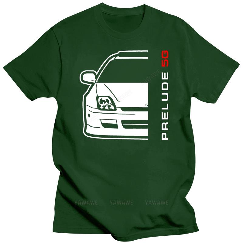 Japan Car Hon Prelude 5G Brand Men Fashion Mans Unique Cotton tee top O-Neck T Shirt male o-neck short sleeve casual tops