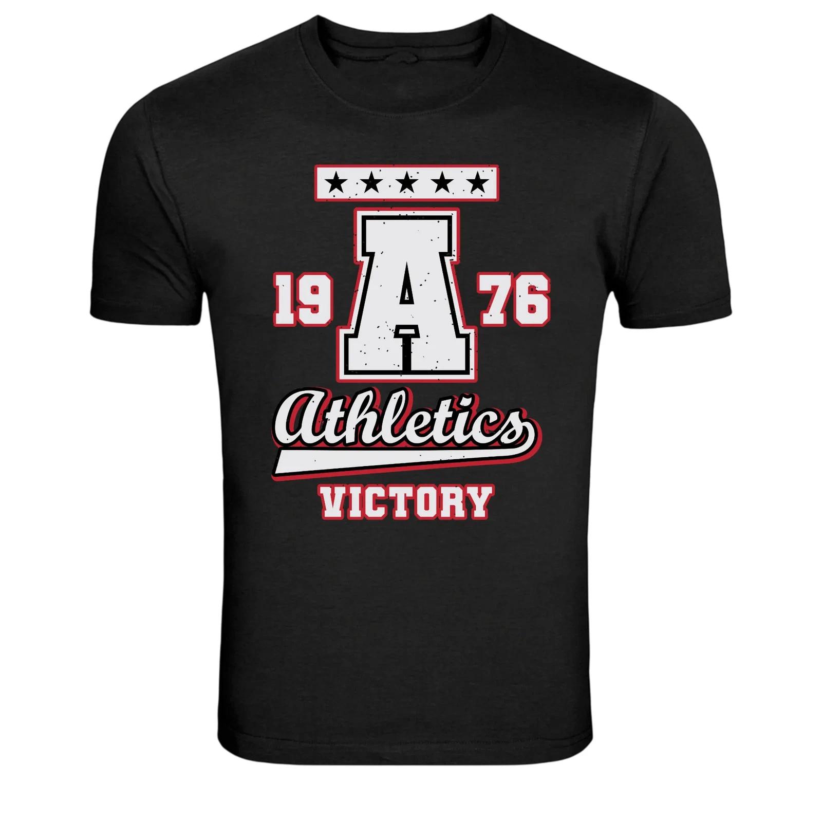 Vintage Athletics Victory 1976 Sports Graphic T-Shirt XXXL