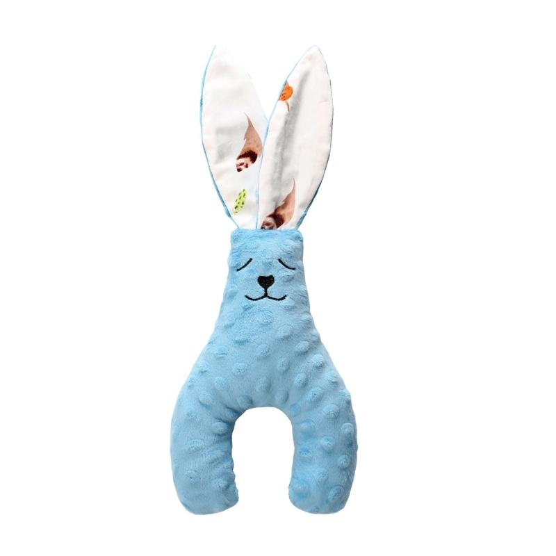 

Cosy Chewing Teether Baby Comforting Blanket Doll Appease Toy for Infants 0 to 3 Years with Safe Chewable Design