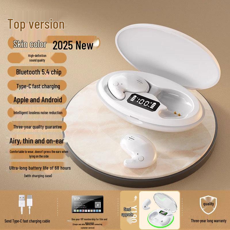 2025 Bone Conduction Wireless Headphones: High-End, Painless, Long-Wear, Ultra-Long Battery for Sleep