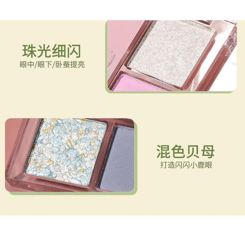 biya - Tulip Embossed Gradient Eyeshadow Palette - 4 Types