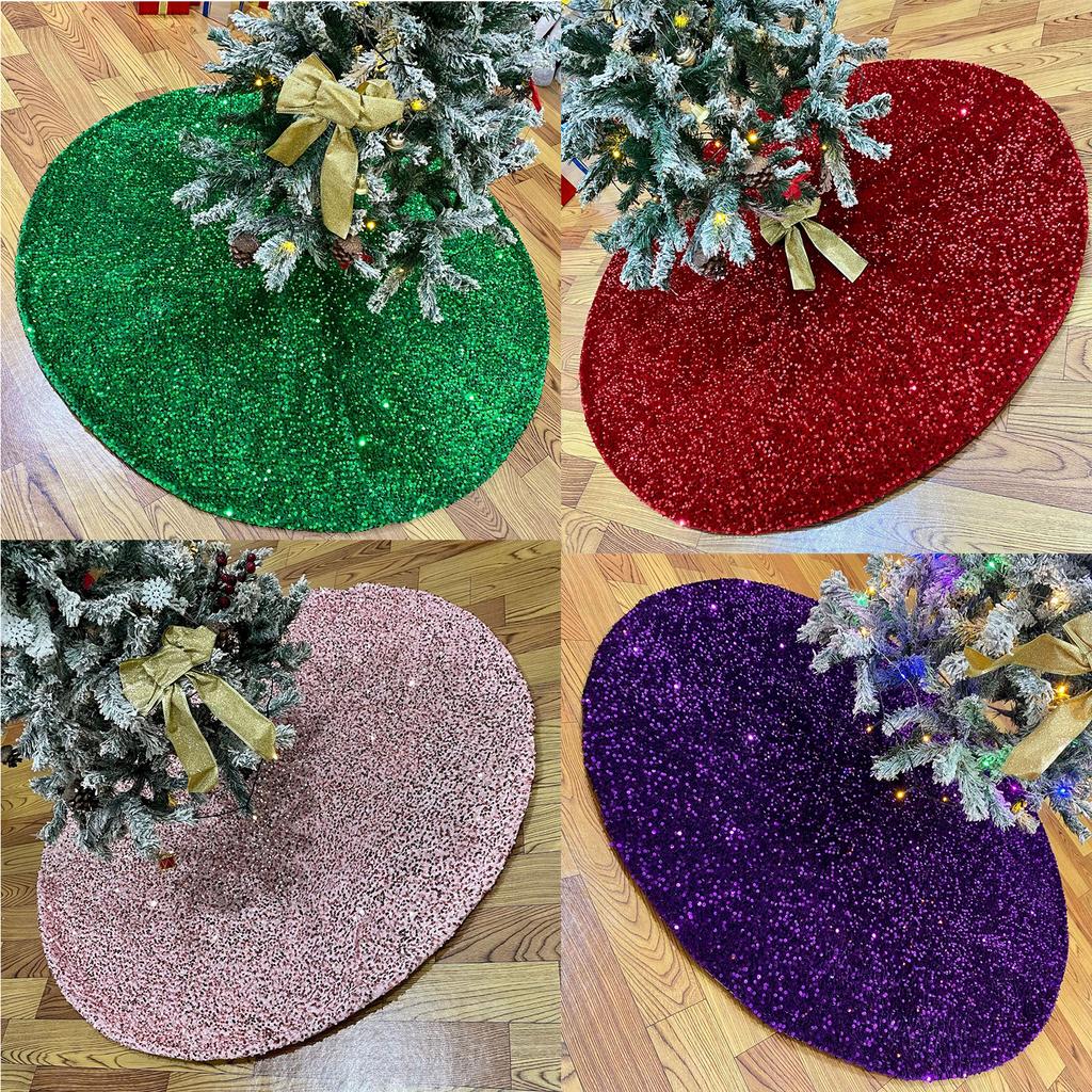 Christmas Decorations: Christmas Tree Bottom Apron, Christmas Sequins, 60cm Tree Dress Accessories, Festival Decorations